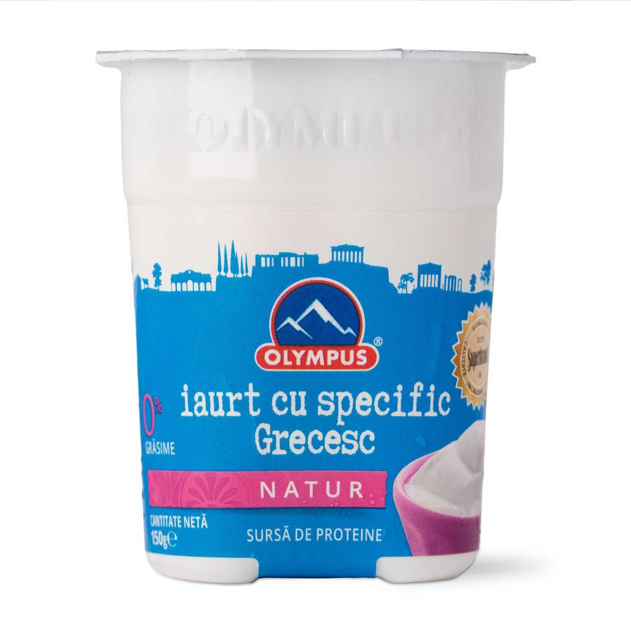 Olympus, Iaurt grecesc 0% Grasime, 150 g (expiră în curând)
