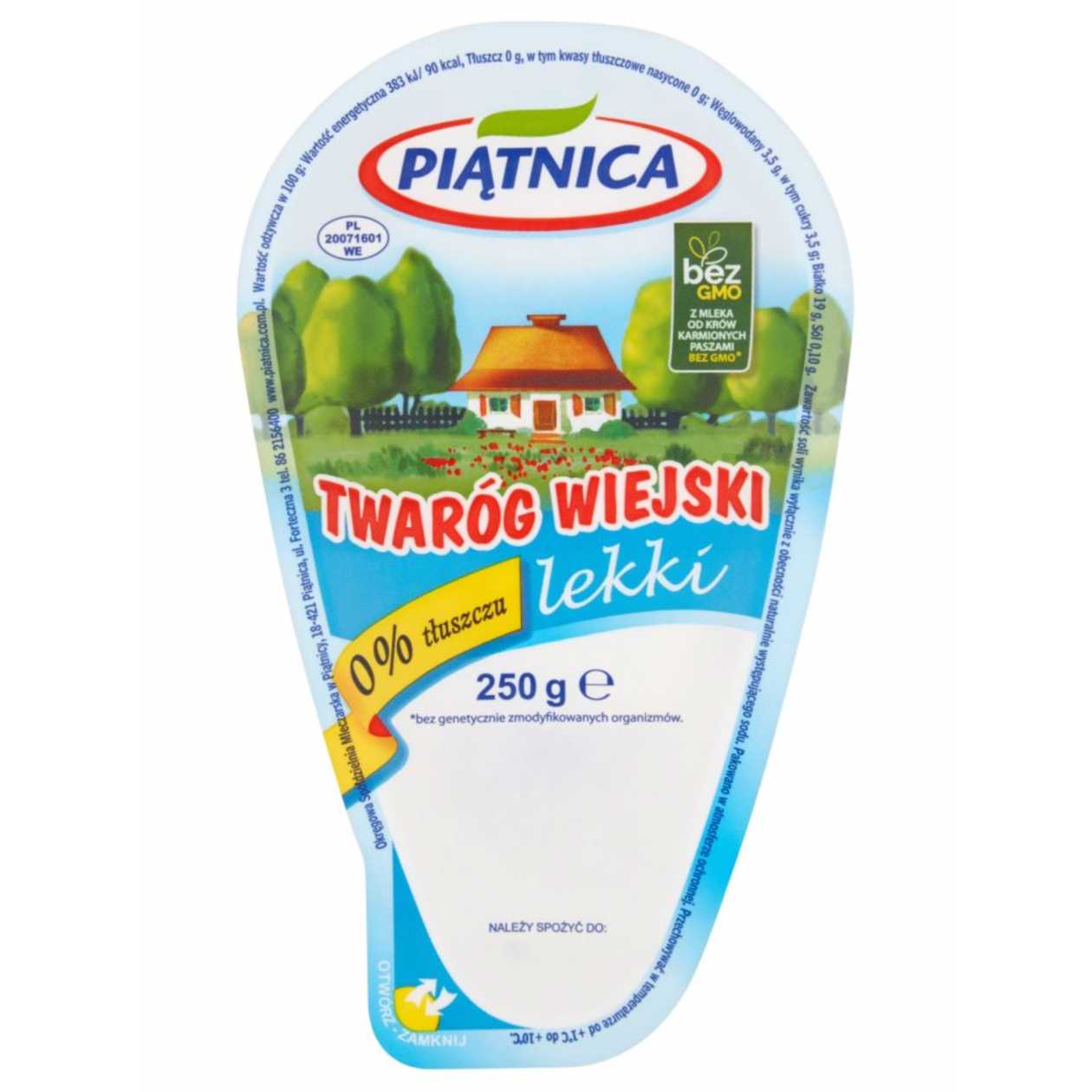 Twaróg Wiejski Lekki Piątnica 250g (expires soon)