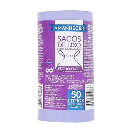 Sacos Lixo Perfumados Amanhecer 50 lt