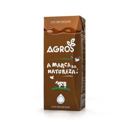 Leite Uht Com Chocolate Agros 200 ml