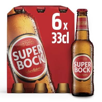 ❄️ Cerveja Super Bock Original 6 x 33 cl