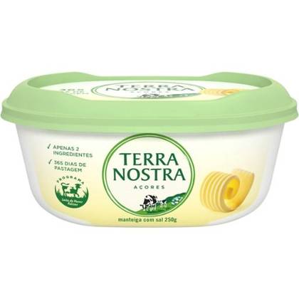 Manteiga Dos Açores Com Sal Terra Nostra 250 gr