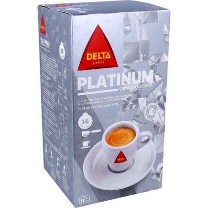 Pastilhas Café Moído Platinum Delta 16 un