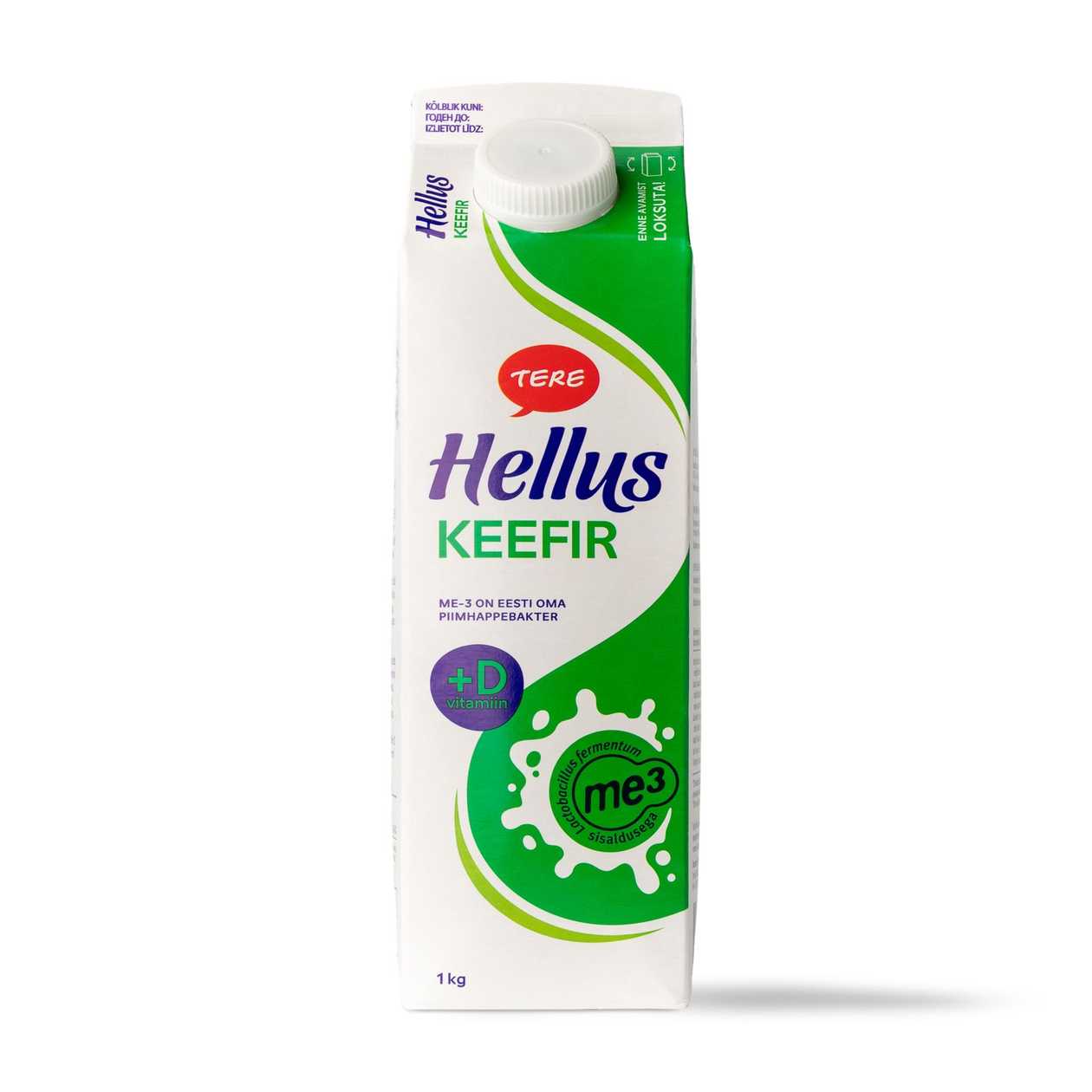 Tere, keefir Hellus 2.5%, 1l (aegub peagi)