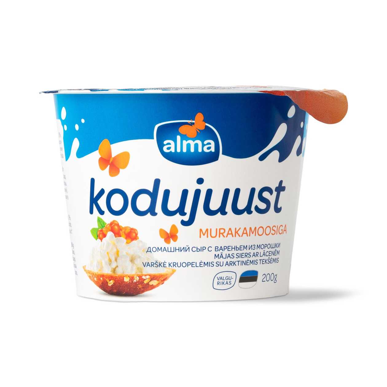 Alma, Cottage Cheese Murakamoosiga 5%, 200g (expires soon)