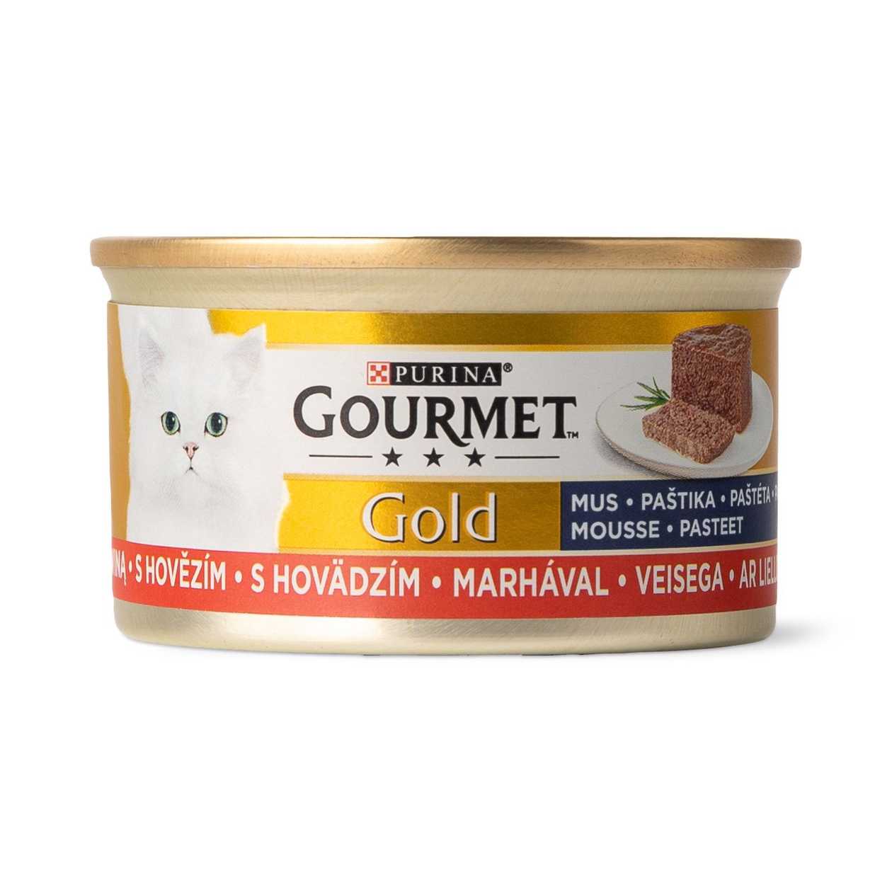 Gourmet Gold, Cat Pate with Beef, 85g