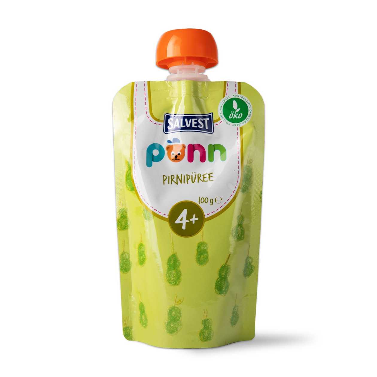 Põnn, Ecological Pear Puree, 100g