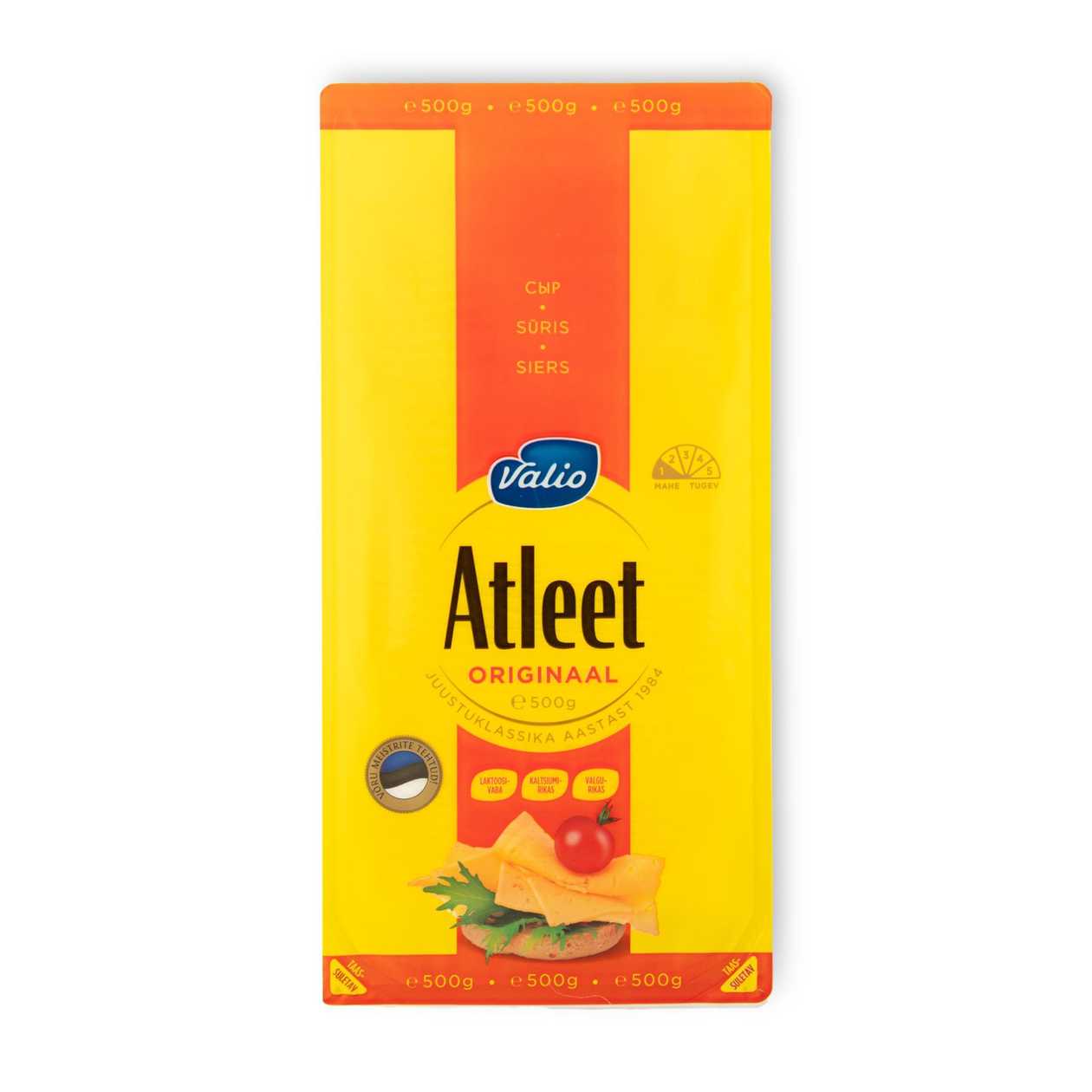 Valio, Sliced Cheese Athlete Original 26%, 500g