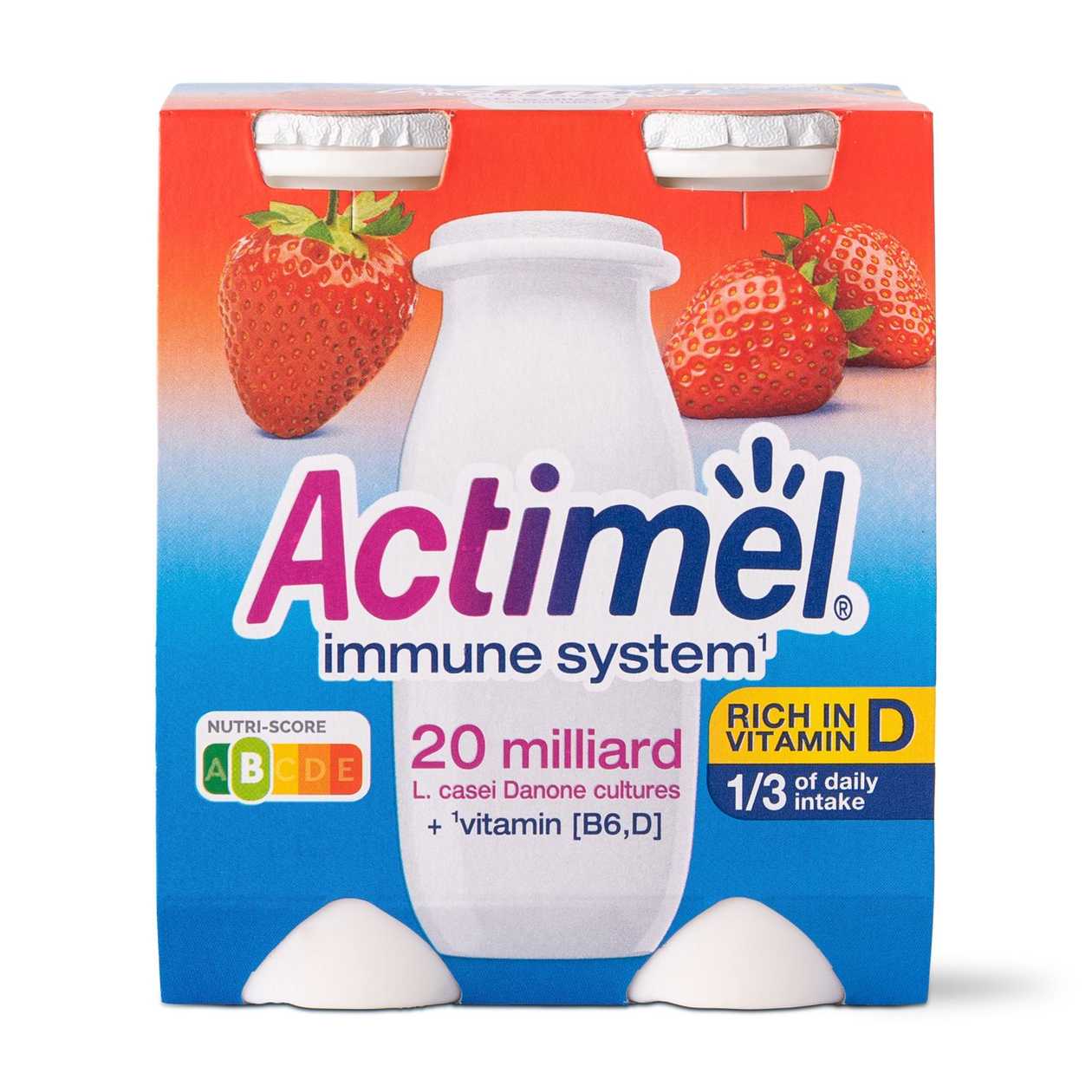 Actimel, jogurtijook maasika, 4x100g (aegub peagi)