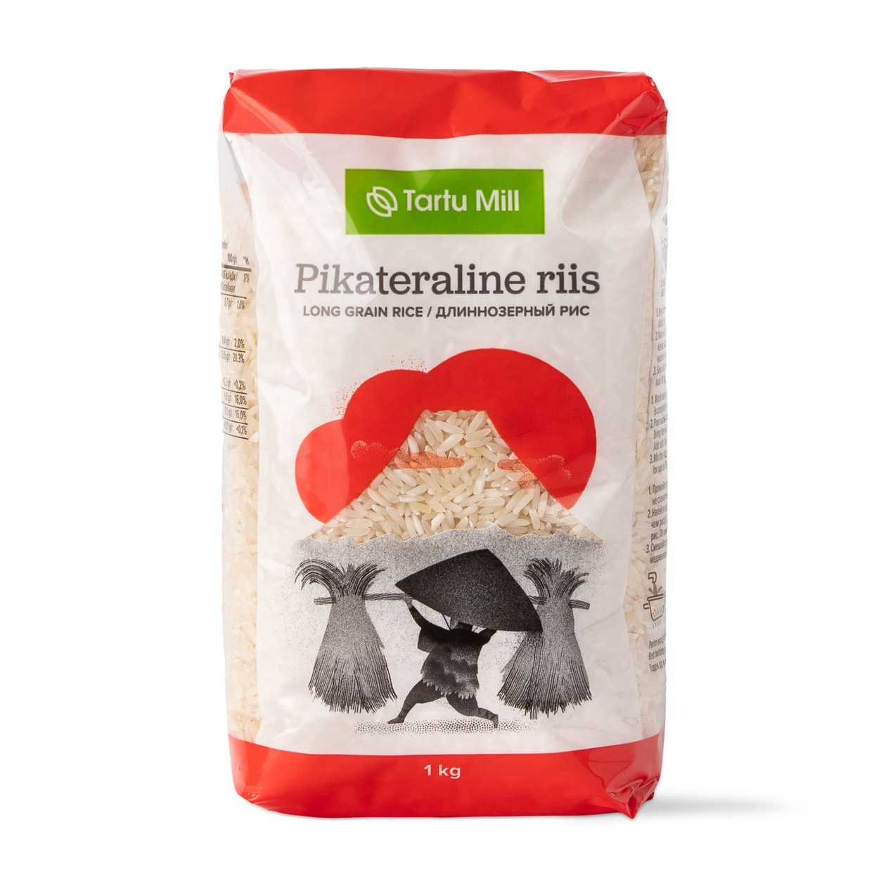 Tartu Mill, Long Grain Rice, 1kg (expires soon)