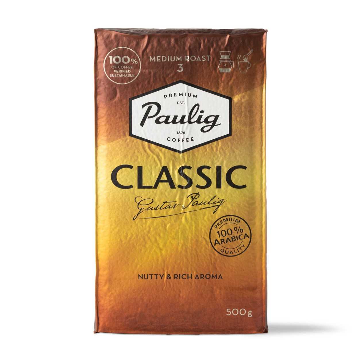 Paulig, jahvatatud kohv Classic, 500g