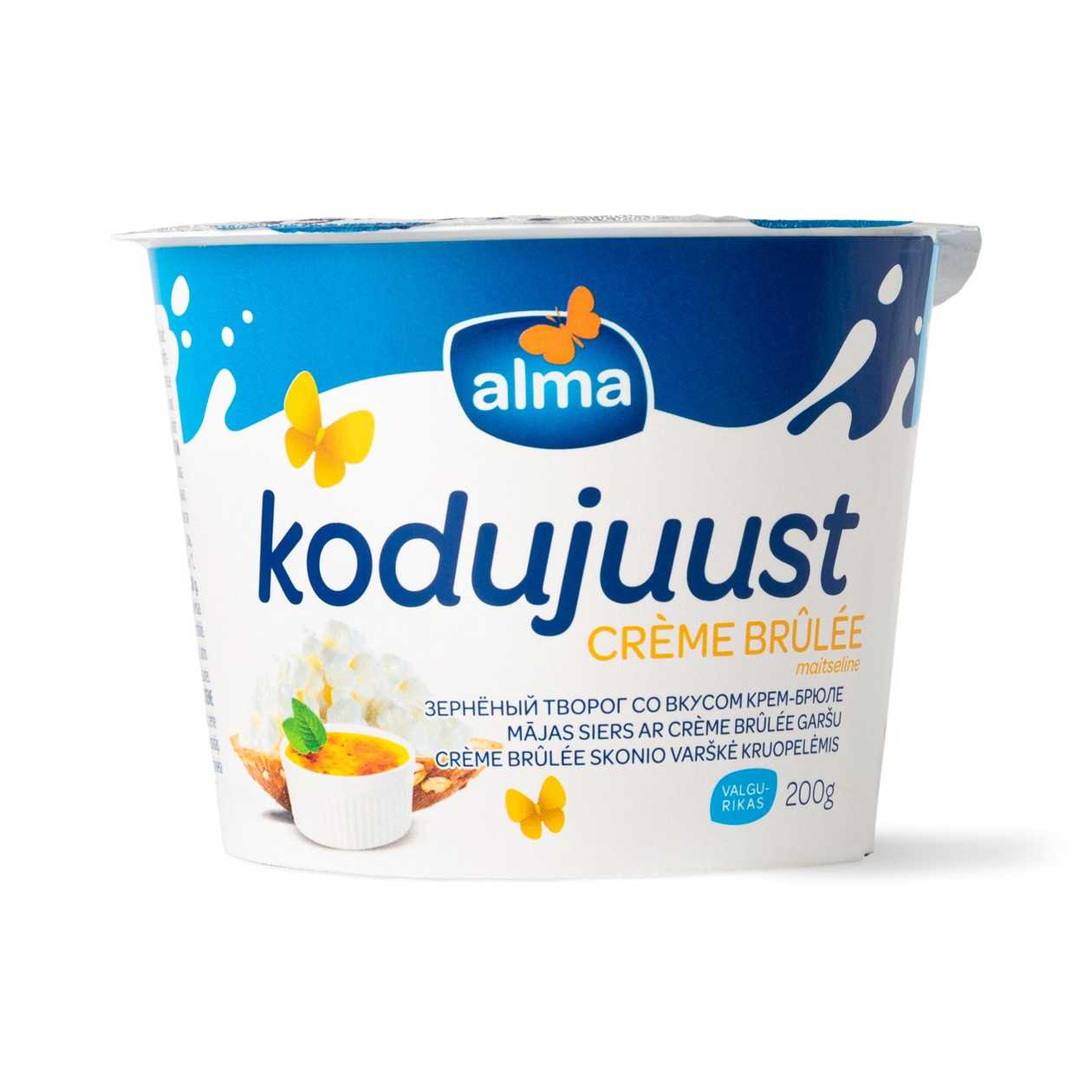 Alma, Cottage Cheese Crème Brûlée, 200g (expires soon)