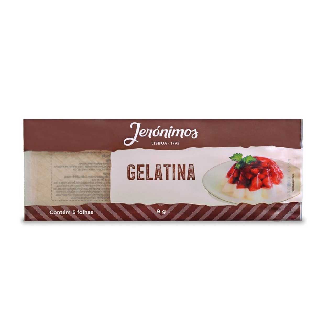 Gelatina Alimentar Jerónimos 5 Folhas