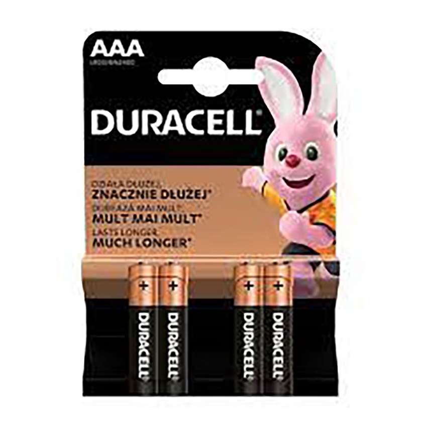 Duracell AAA/LR03 Basic MN2400 patarei (4 tk pakis)