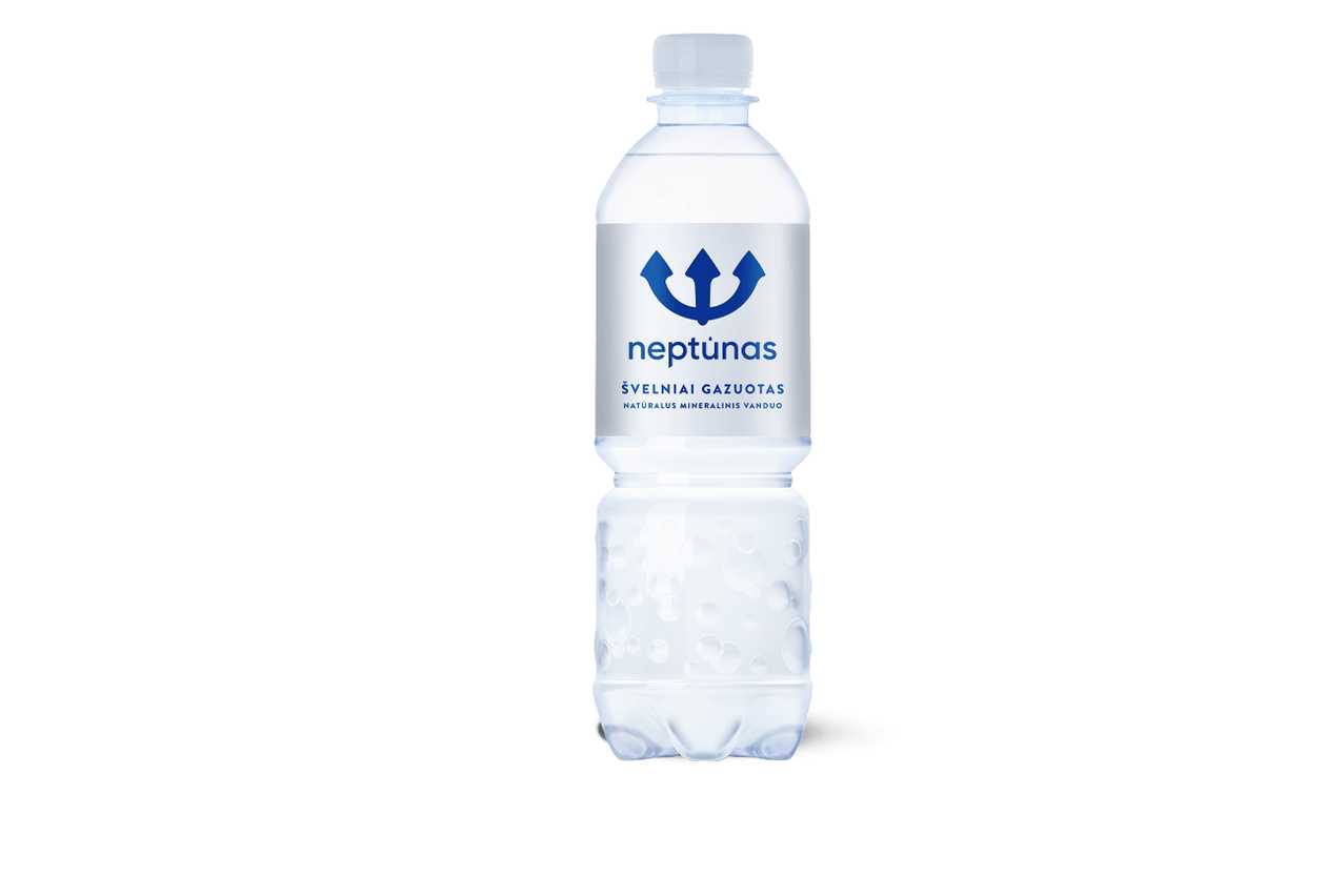 Neptūnas sparkling water, 0,5 l