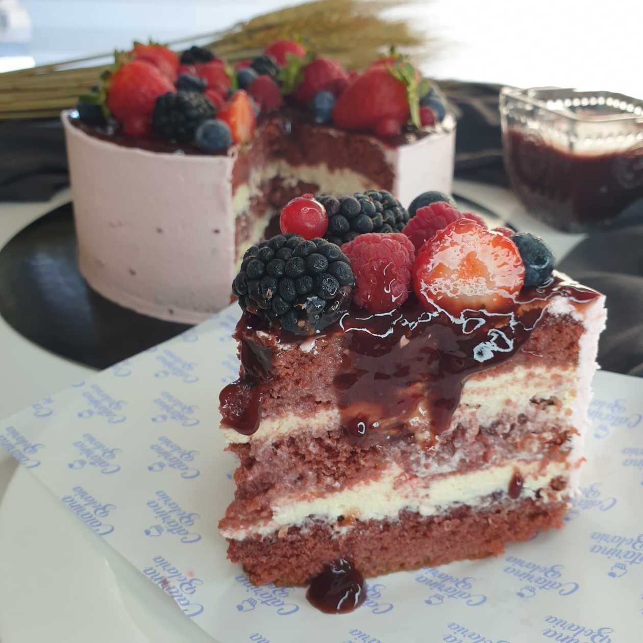 Red Velvet Cake Slice