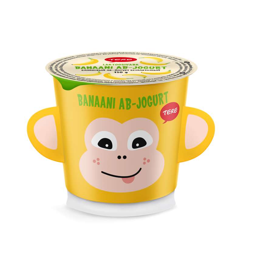 Tere, laktoosivaba banaani AB-jogurt, 150g (aegub peagi)
