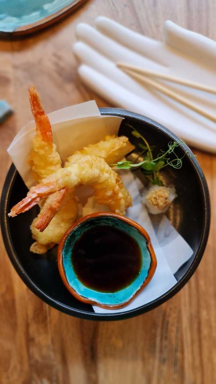 Ebi tempura/ Creveti tempura