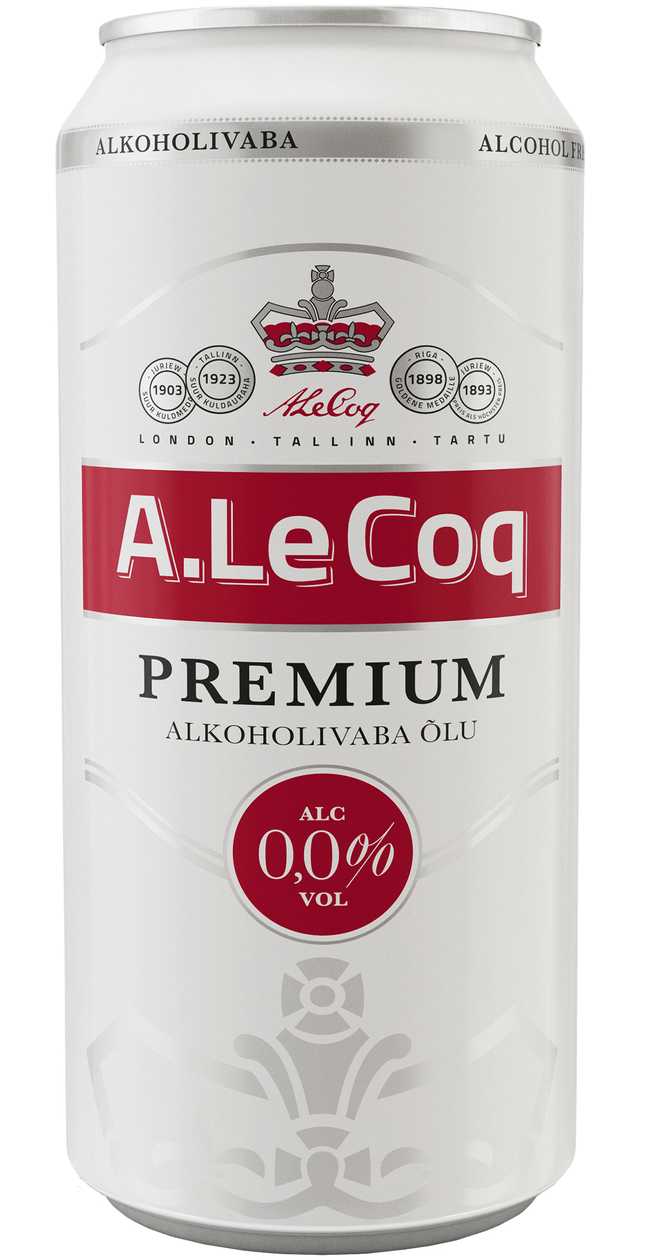 A. Le Coq Premium 0,5 I alkoholivaba