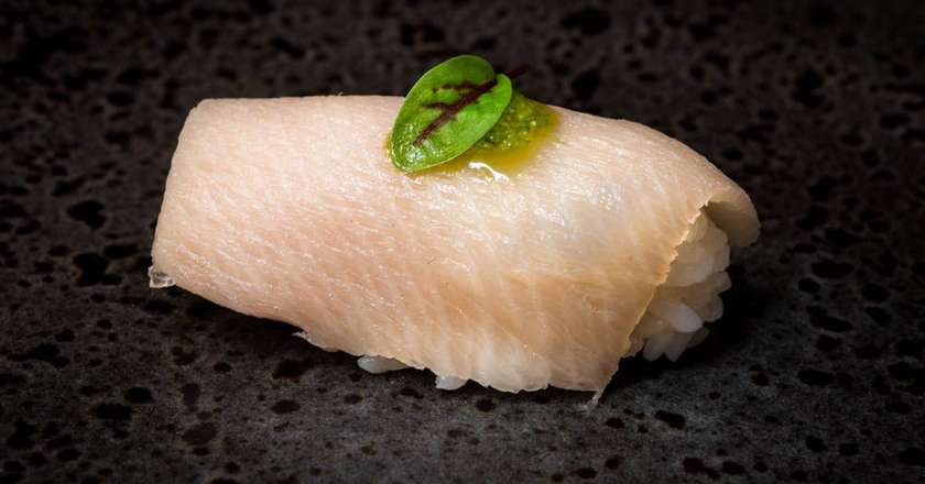 Nigiri hamachi