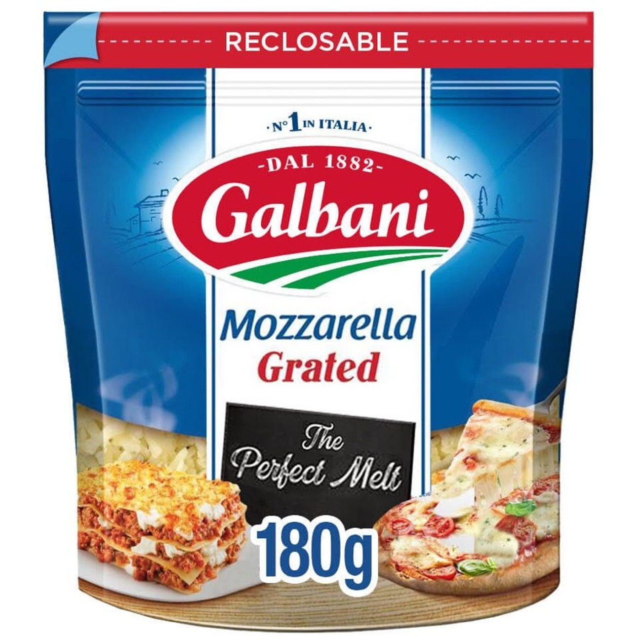 Galbani, Grated Mozzarella, 150g (expires soon)
