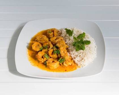 Caril Gambas com Côco Dose Aprox 250g
