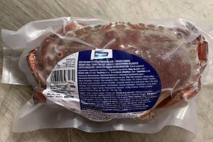 Sapateira Fêmea cozida na captura de 600g /800grs Ultracongelada