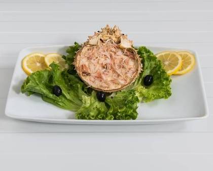 Santola M Desfiada Preparada do Chef