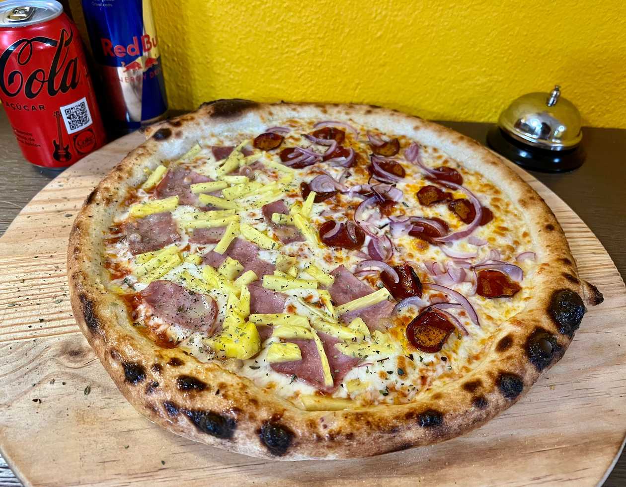 Pepperoni e Bacon Pizza (Meio Pepperoni e Meio Bacon)-40%off