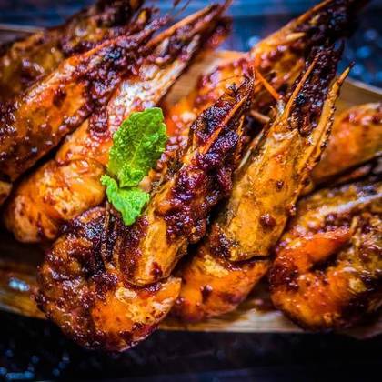 Shrimp in Guajillo Sauce