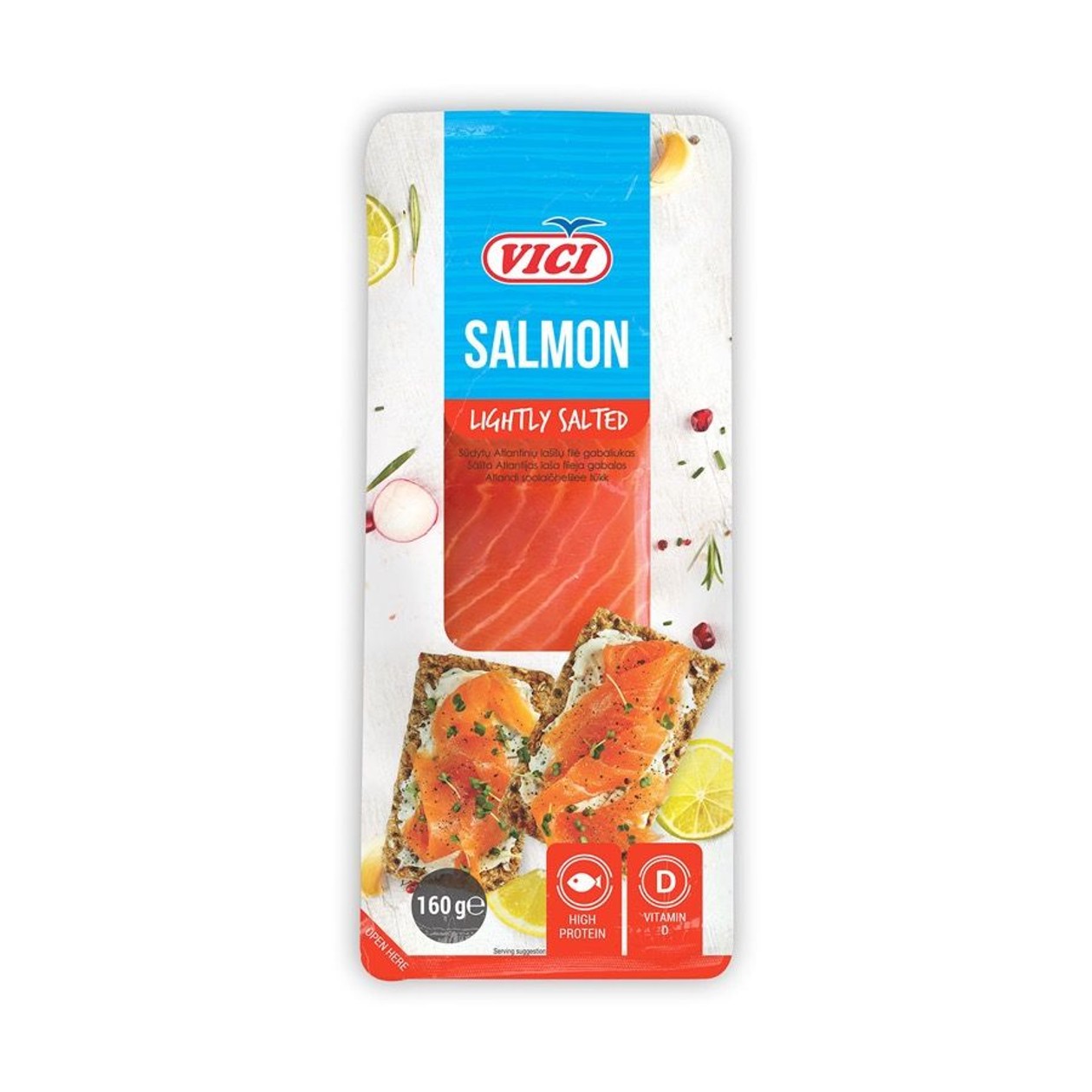 Vici, Salted Salmon Filler Piece, 160g (expires soon)