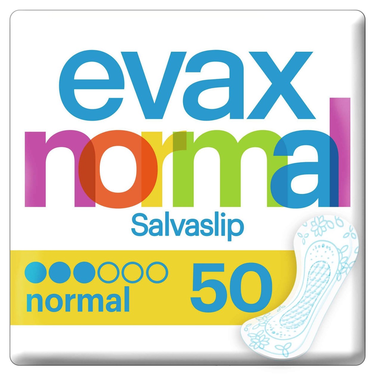 Pensos Higiénicos Normal Evax Salvaslip 50 un