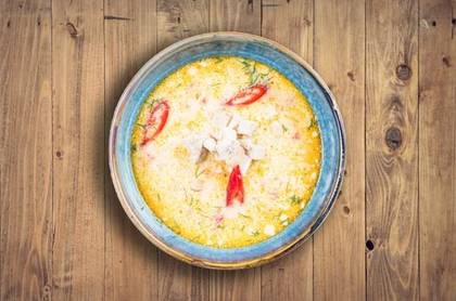 Ciorbă de pui a la grec