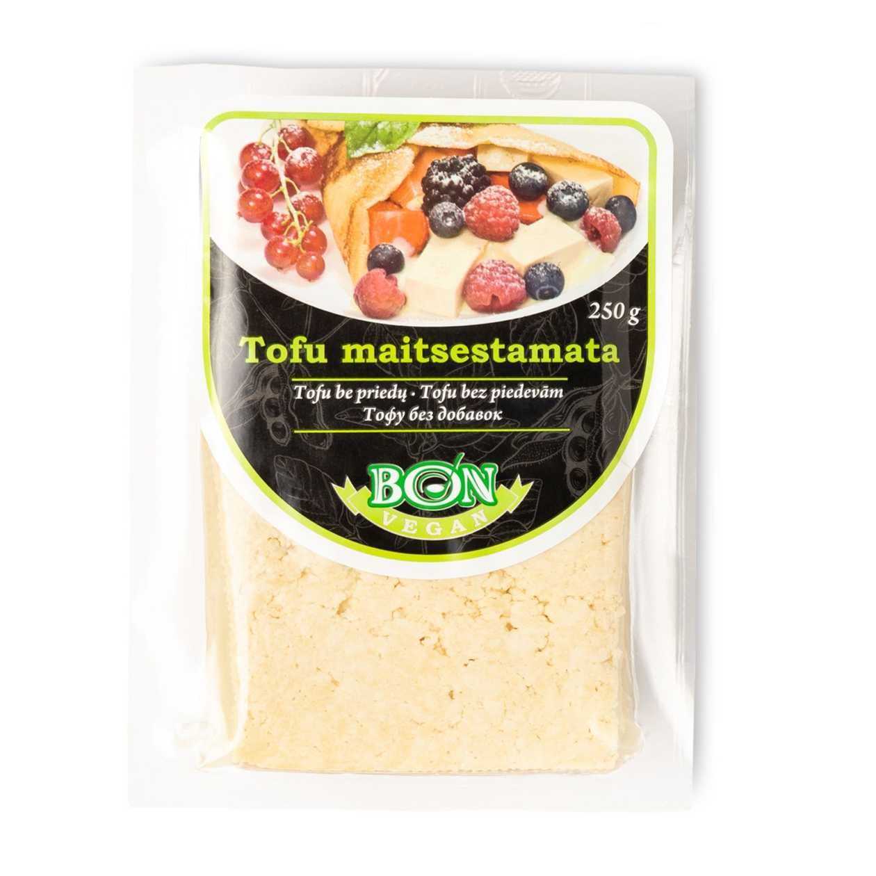 Bon Vegan, tofu maitsestamata, 250g
