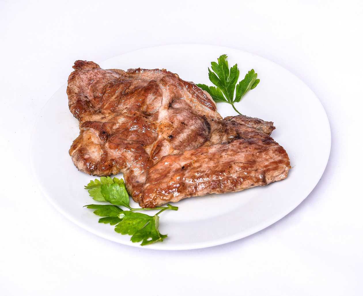 Grilled pork neck