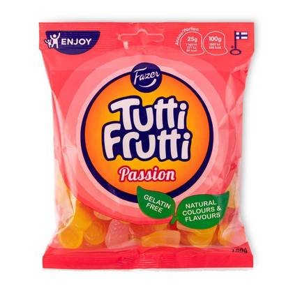 Tutti Frutti, kummikomm passion, 180g