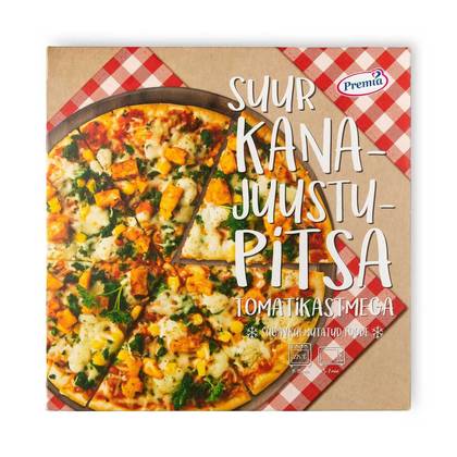 Premia, kana-juustu pitsa, 355g