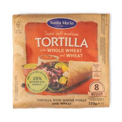 Santa Maria, täisteratortilla, 320g