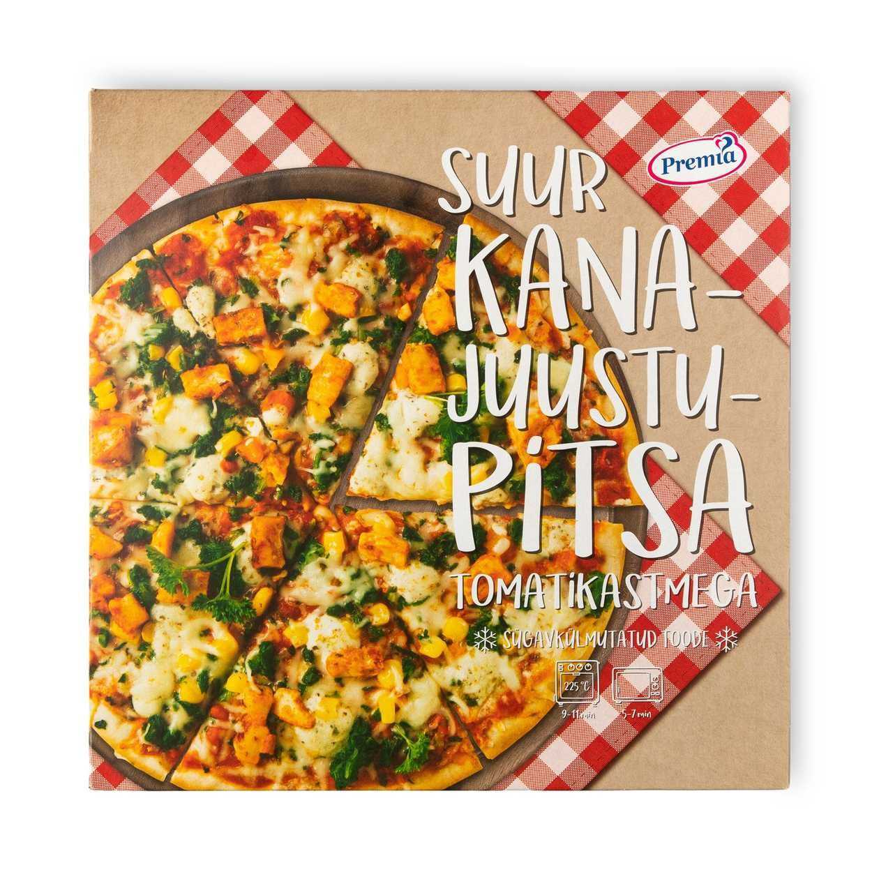 Premia, kana-juustu pitsa, 355g