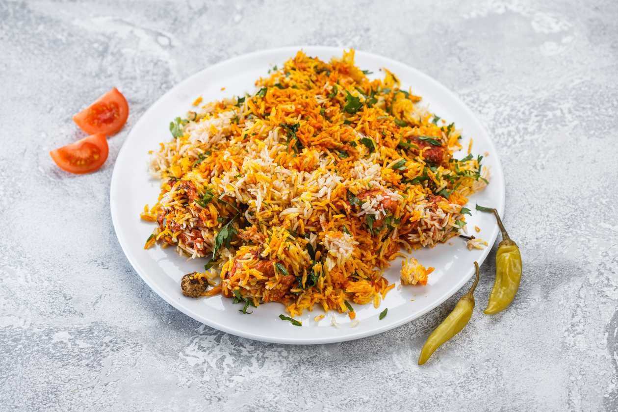 Tandoori kana Biryanii