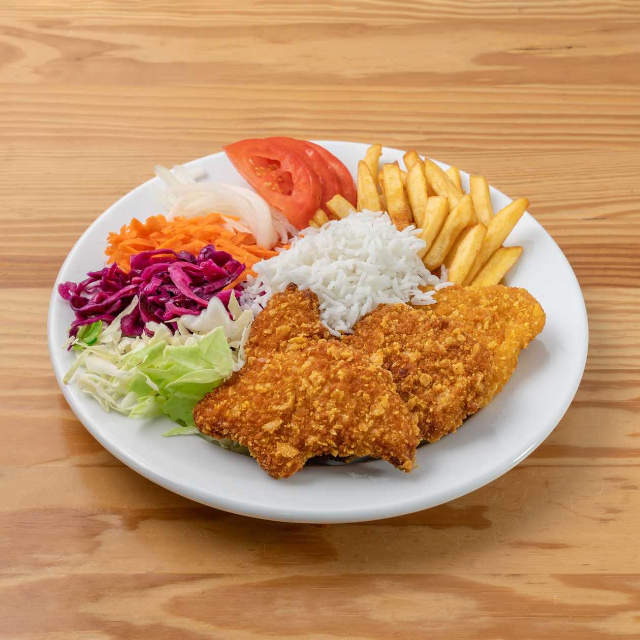 Crispy Chicken Plate Menu