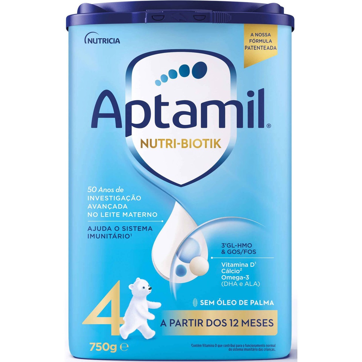 Leite em Pó de Crescimento 4 +12 Aptamil 750 gr