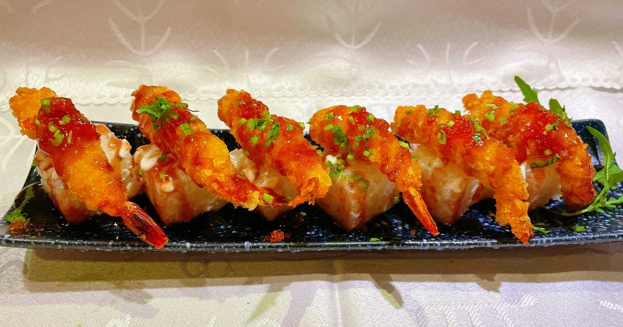 Breaded shrimp maki 6 pieces