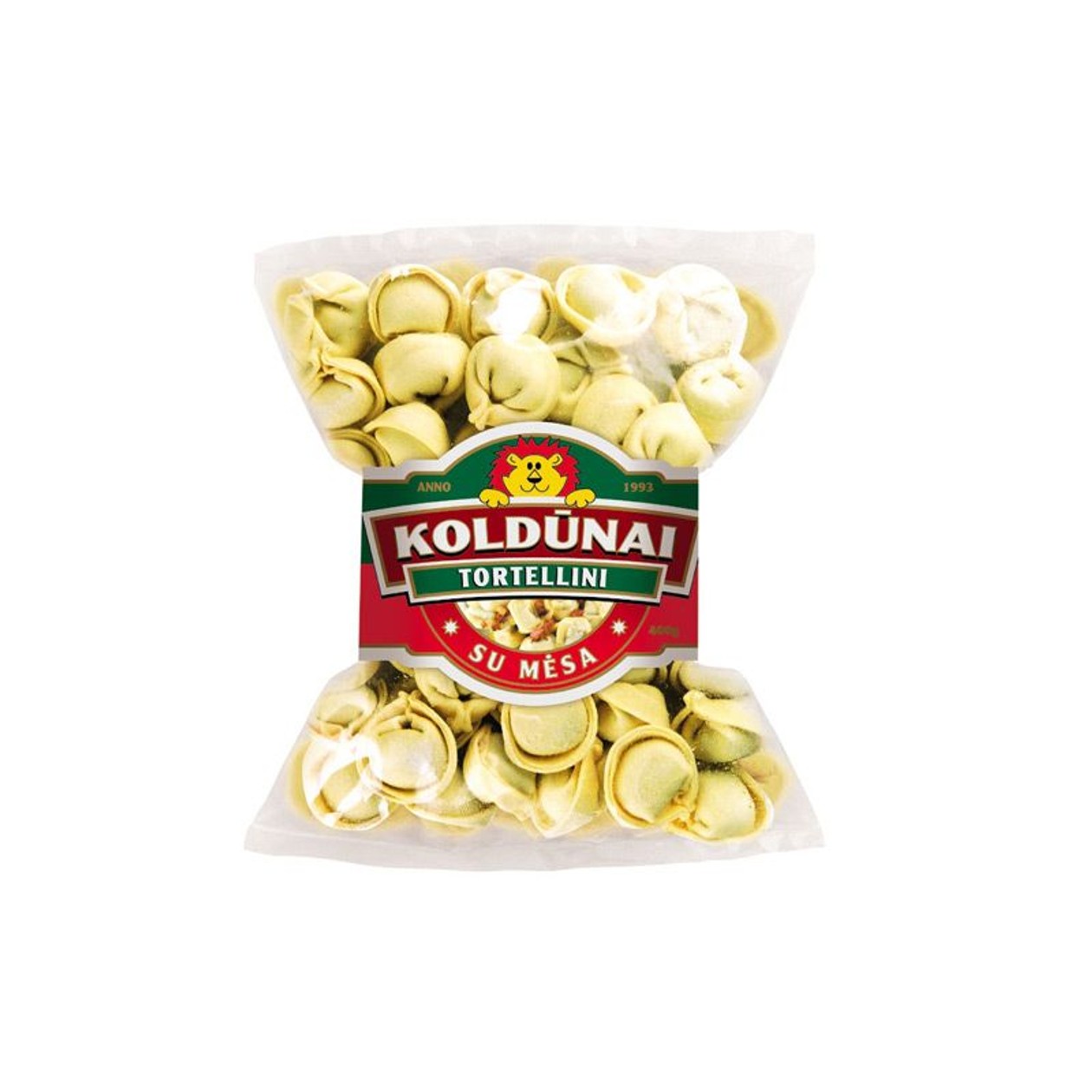 Frozen LIŪTUKO Dumplings with Meat TORTELLINI, 400g