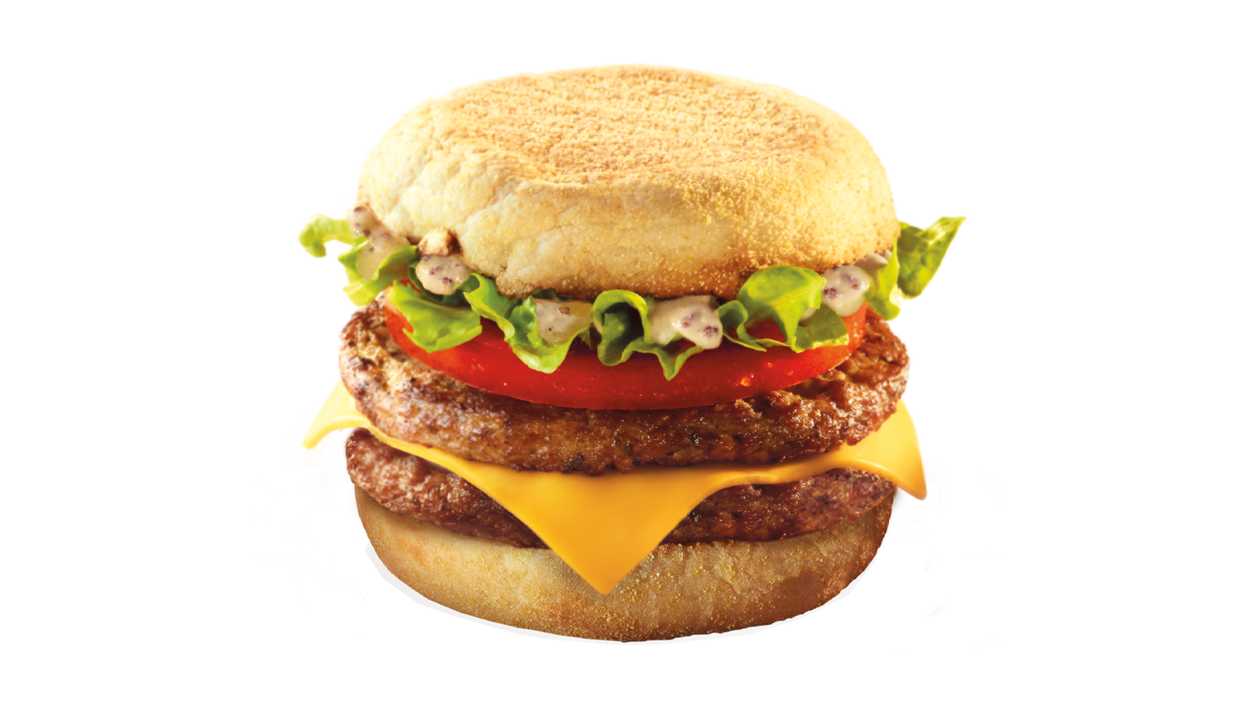 Dvigubas DeLuxe McMuffin™ su kiauliena