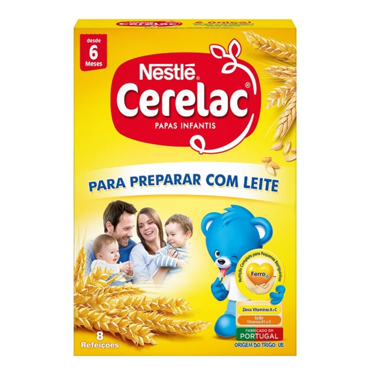 Papa Infantil Não Láctea Trigo Cerelac 250 gr