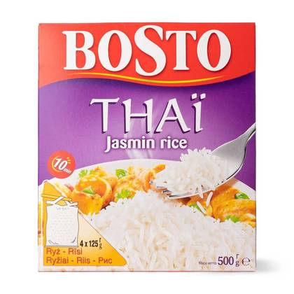 Bosto, Thai Jasmine Rice, 500g