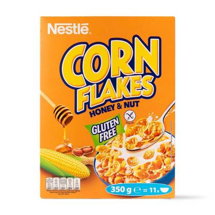 Nestle, Corn Flakes Honey/Nuts Gluten Free, 350g