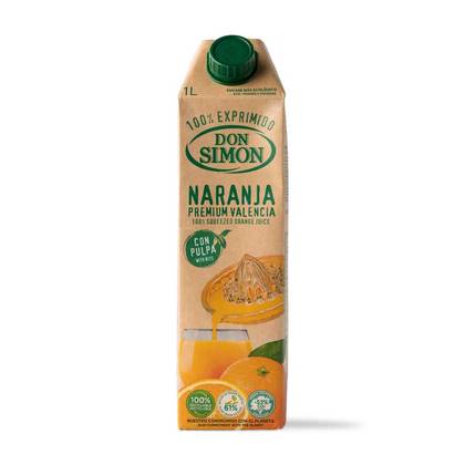 Don Simon, Orange Juice with Pulp 100%, 1l
