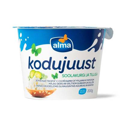 Alma, Cottage Cheese Cucumber-dill, 200g